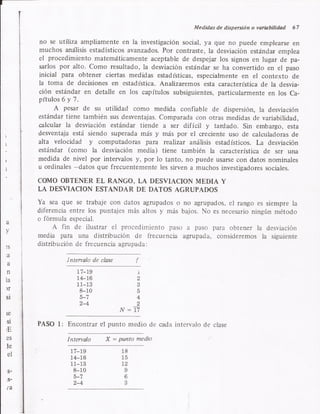 Desviacion estandar