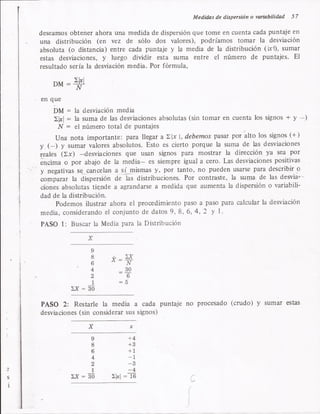 Desviacion estandar