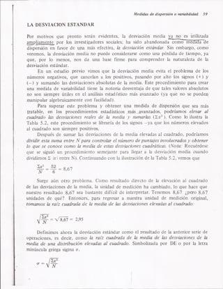 Desviacion estandar