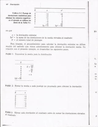 Desviacion estandar