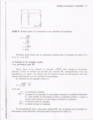 Desviacion estandar
