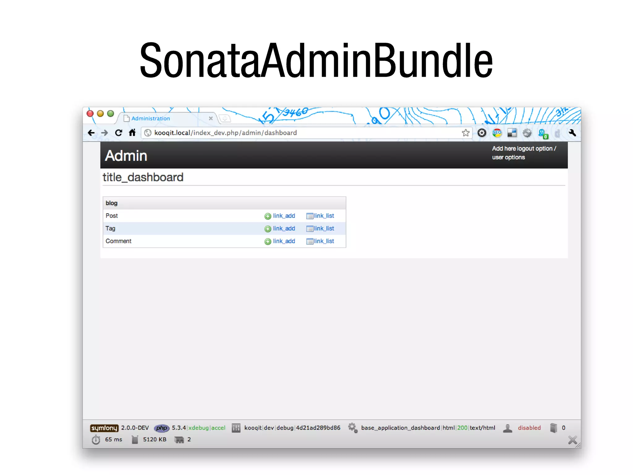 Desymfony 2011 - Habemus Bundles