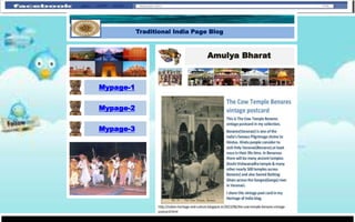 Detabase Metro App
Traditional India Page Blog
Mypage-1
Mypage-2
Mypage-3
Amulya Bharat
 
