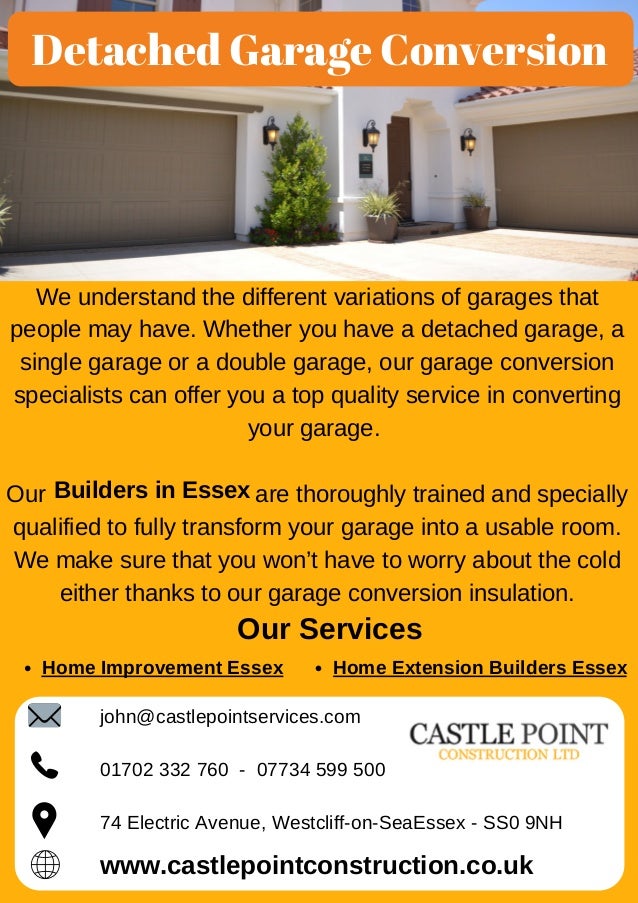 Detached Garage Conversion