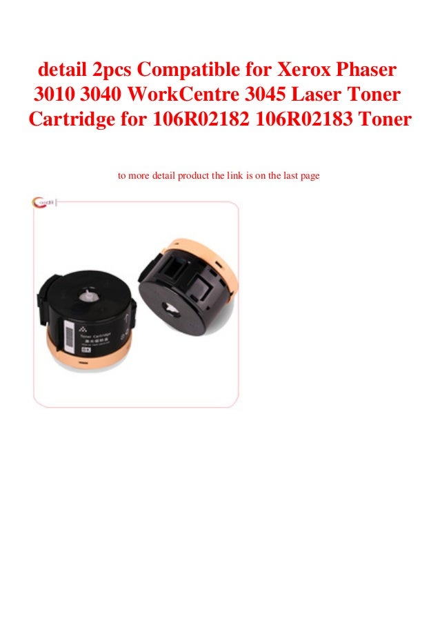 xerox phaser 3010 toner xerox phaser 3010 toner