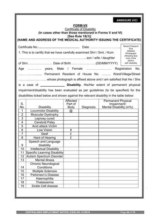 Cen Certificate Example.pdf Detailed cen01-2019-rrb -ntpc | PDF