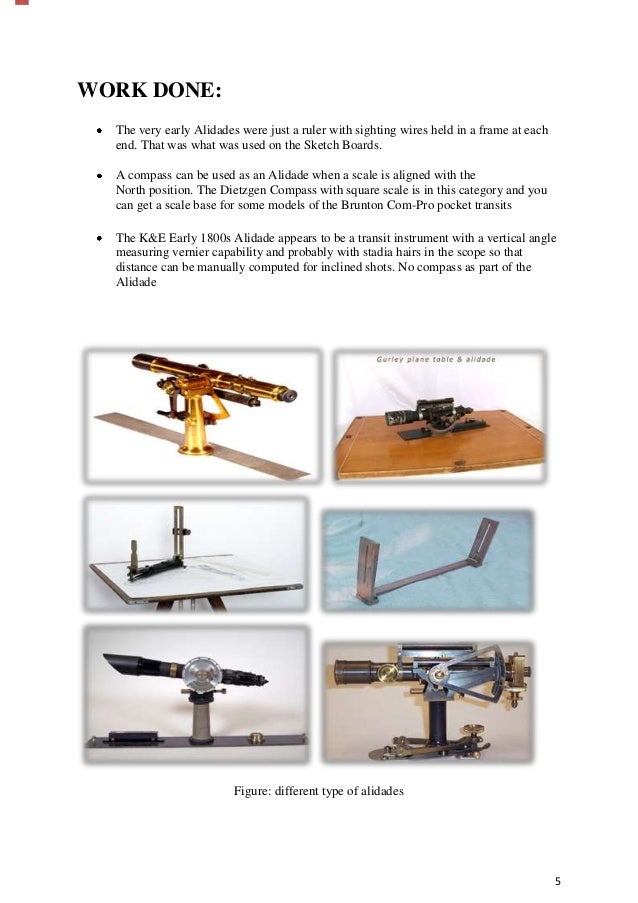 Detailed analysis of plane table surveying