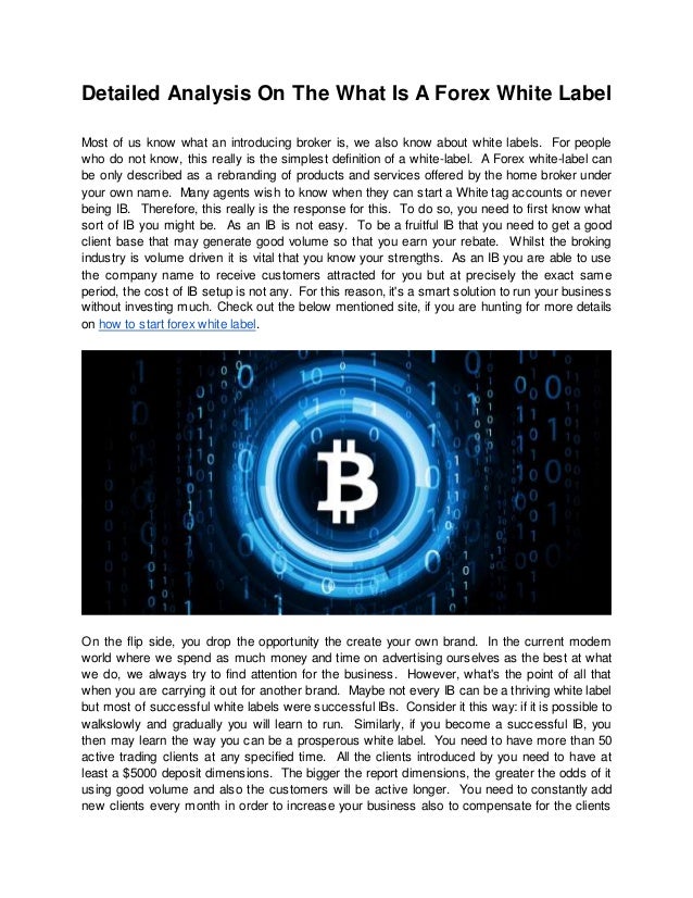 Introducing Broker (IB) vs White Label | Forex Brokers
