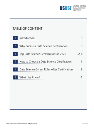 Detailed Career Blueprint with Top Data Science Certifications For 2026 ...