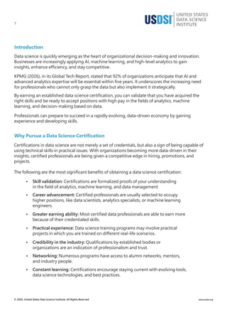 Detailed Career Blueprint with Top Data Science Certifications For 2026 ...