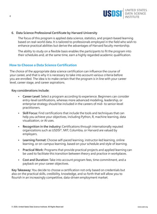 Detailed Career Blueprint with Top Data Science Certifications For 2026 ...