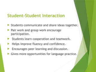 Enhancing English Learning Through Effective Classroom Interaction ...