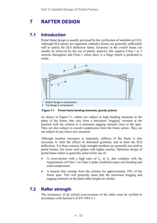 Detailed design of portal frames | PDF