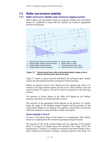 Detailed design of portal frames | PDF