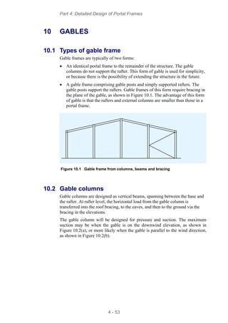 Detailed design of portal frames | PDF