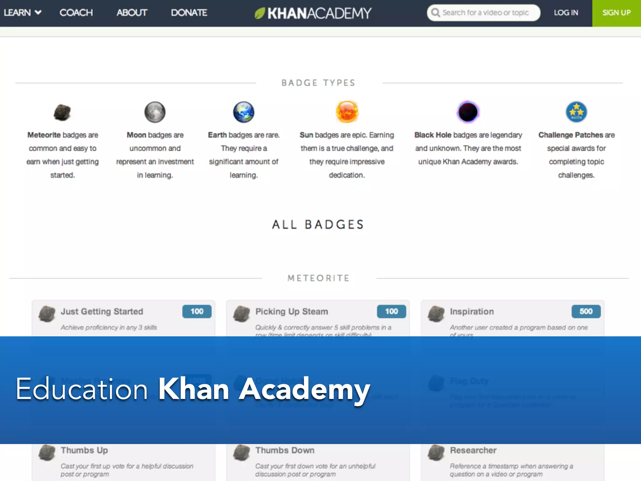 Education Khan Academy
 
