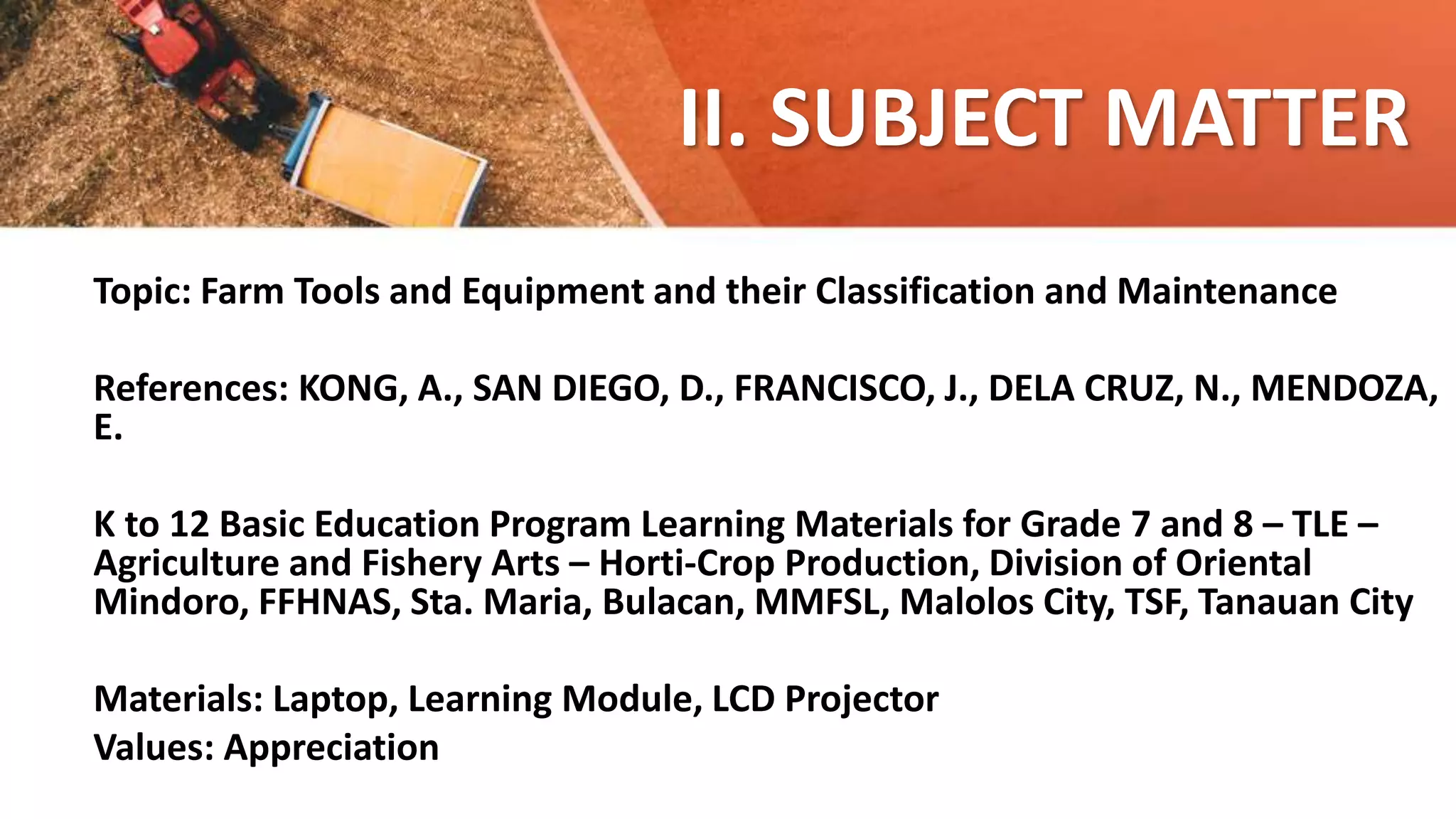 Detailed Lesson Plan Farm Tools.pptx