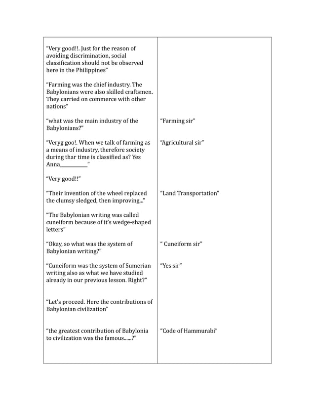 Detailed Lesson Plan (Social Studies) PDF