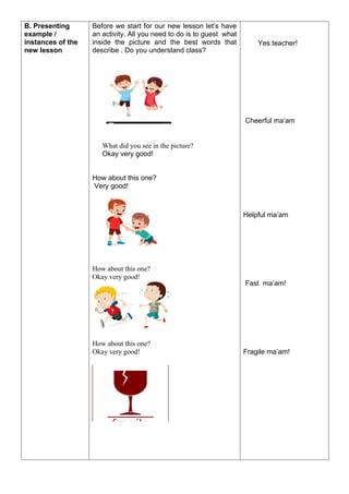 DETAILED LESSON PLAN IN ENGLISH 4 QUARTER WEEK 2H | DOCX