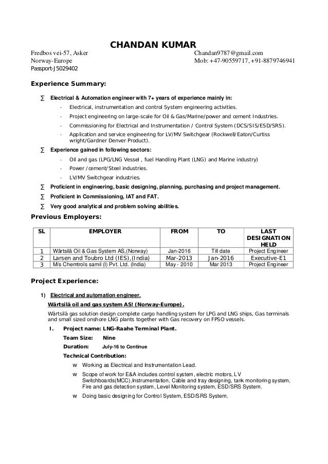 detailed resume detailed resume