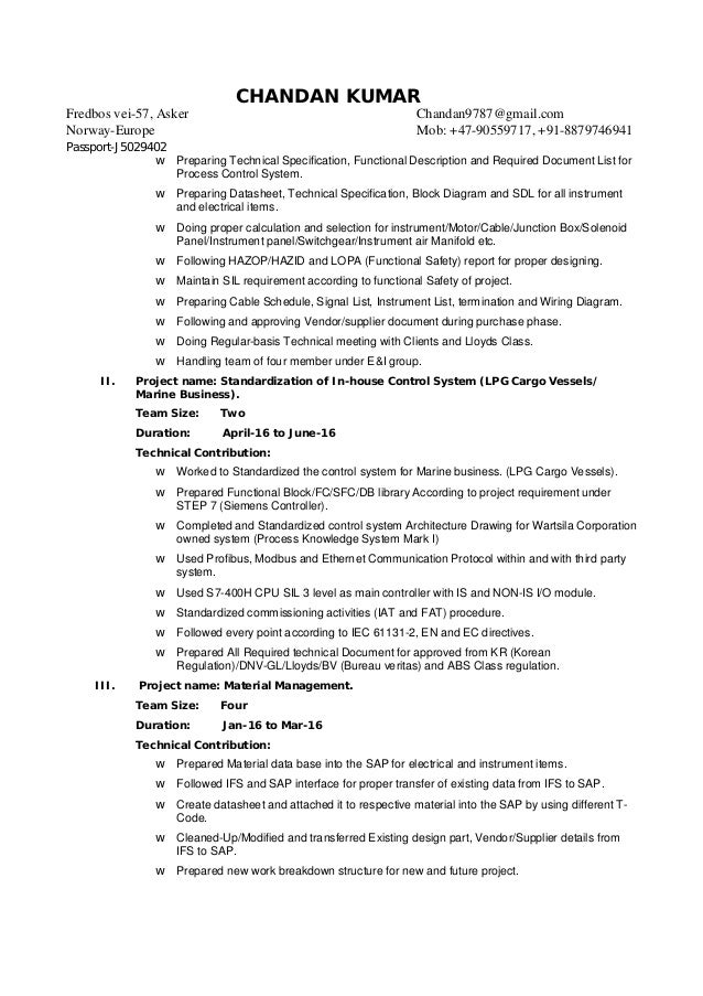 detailed resume detail resume