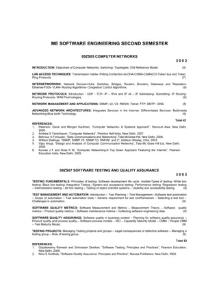 Detailed syllabus | DOC | Programming Languages | Computing