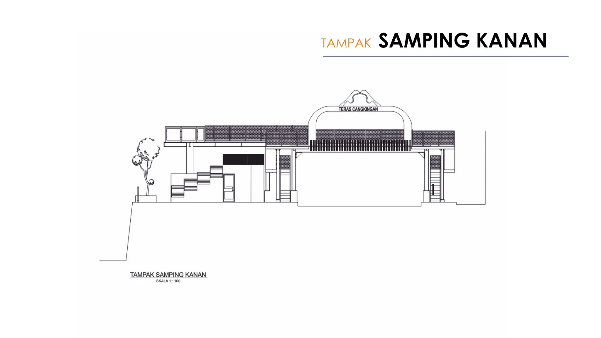 TAMPAK SAMPING KANAN
 