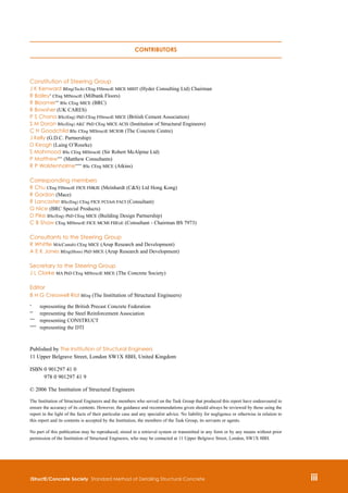 Detailing standard method 3rd ed 2006 istruct e | PDF