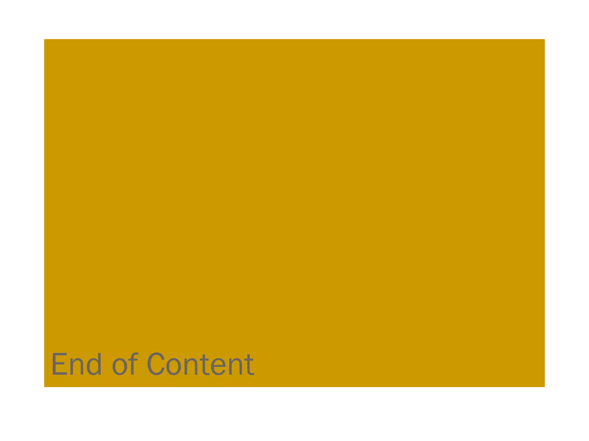End of Content
 