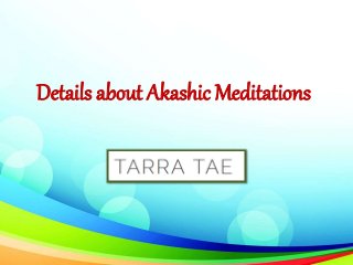 Details about Akashic Meditations
 
