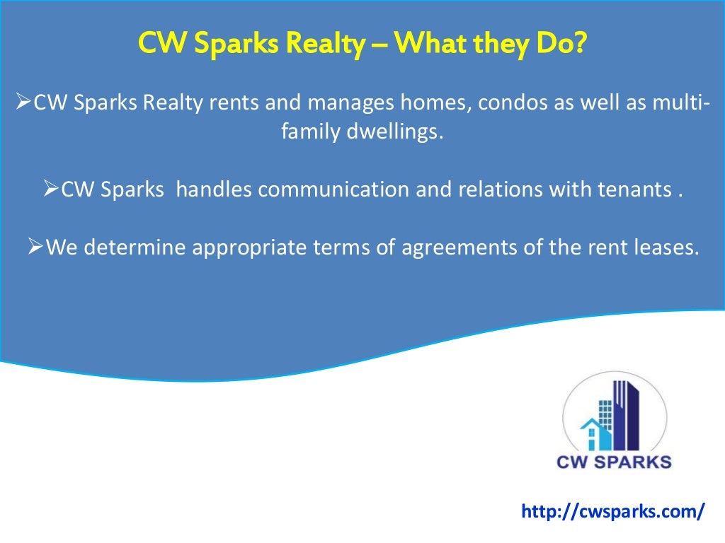 Details about Dallas Property Management Services CW Sparks Realty