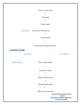 Details about textile washing | PDF