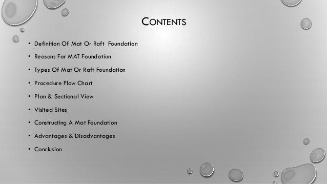 types of mat foundation pdf