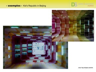 Livro Top of Space and Art
- exemplos - Kid’s Republic in Beijing
 