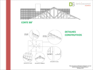 CORTE BB’
DETALHES
CONSTRUTIVOS
http://renatoarrudafragaarq.blogspot.com.br/
2010/12/desenho-arquitetonico-2-
telhados.html
 