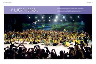 66   SETEMBRO | OuTuBRO 2010                                                                               Rally Mundial   67




                        1º lugar - brasil
                                            pelo segundo ano consecutivo a forever brasil foi a campeã
                                            mundial em vendas. a delegação subiu ao palco para comemorar
                                            o bicampeonato em grande estilo. brasil, brasil, brasil!
 