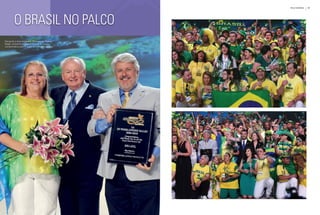 68   SETEMBRO | OuTuBRO 2010                Rally Mundial   69




          o brasil no palco
Fernando e Ana Junqueira, Diretores da Forever
Brasil, comemoram o recebimento da placa
comemorativa pelo 1º lugar em vendas mundiais
 