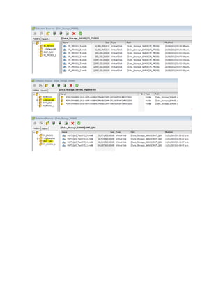 Detalle de servidores virtuales sap