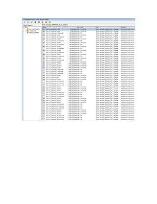 Detalle de servidores virtuales sap