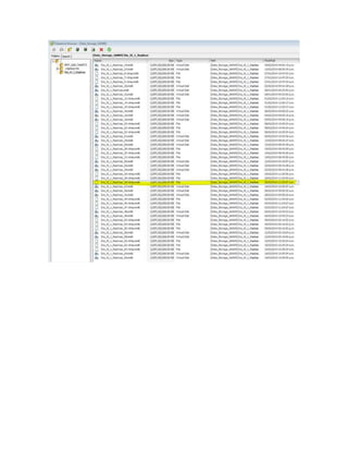 Detalle de servidores virtuales sap