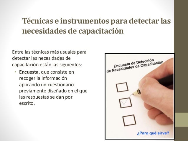 Detección de necesidades de capacitación