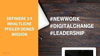 10
1. Definiere deine
Mission
2. Beherrsche die
Basics
3. Baue dein Netzwerk
auf
4. Beginne mit dem
Publishing-Prozess
4 Schritte zum Erfolg
 