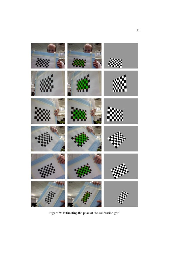 Using Generic Image Processing Operations to Detect a Calibration Grid