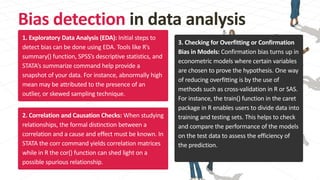 Exploring Bias in Data Analysis : How to Detect and Prevent It | PDF