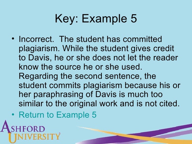 How to commit plagiarism