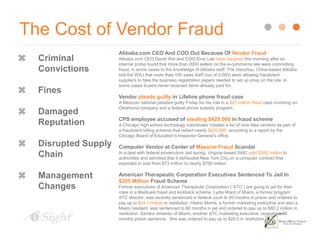 Reputation Disrupted Detecting and investigating vendor fraud mvw | PPTX