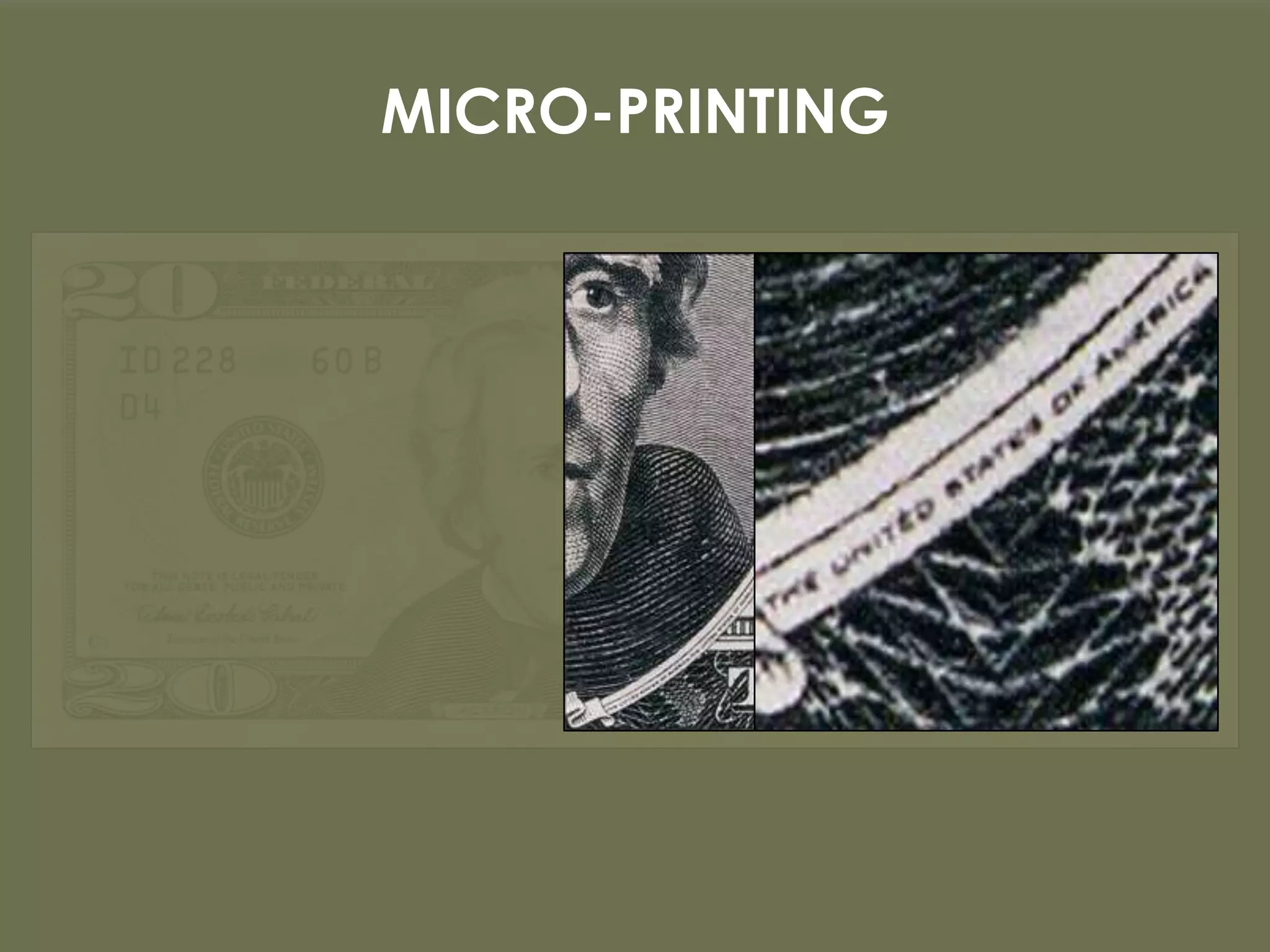 MICRO-PRINTING