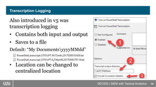 Detecting modern PowerShell attacks with SIEM | PPTX