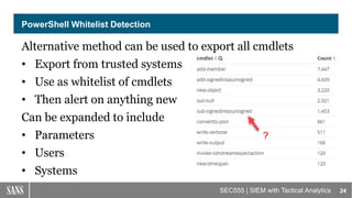 Detecting modern PowerShell attacks with SIEM | PPTX
