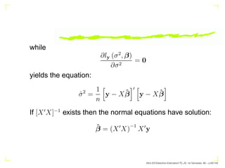 Detection & Estimation Theory | PDF